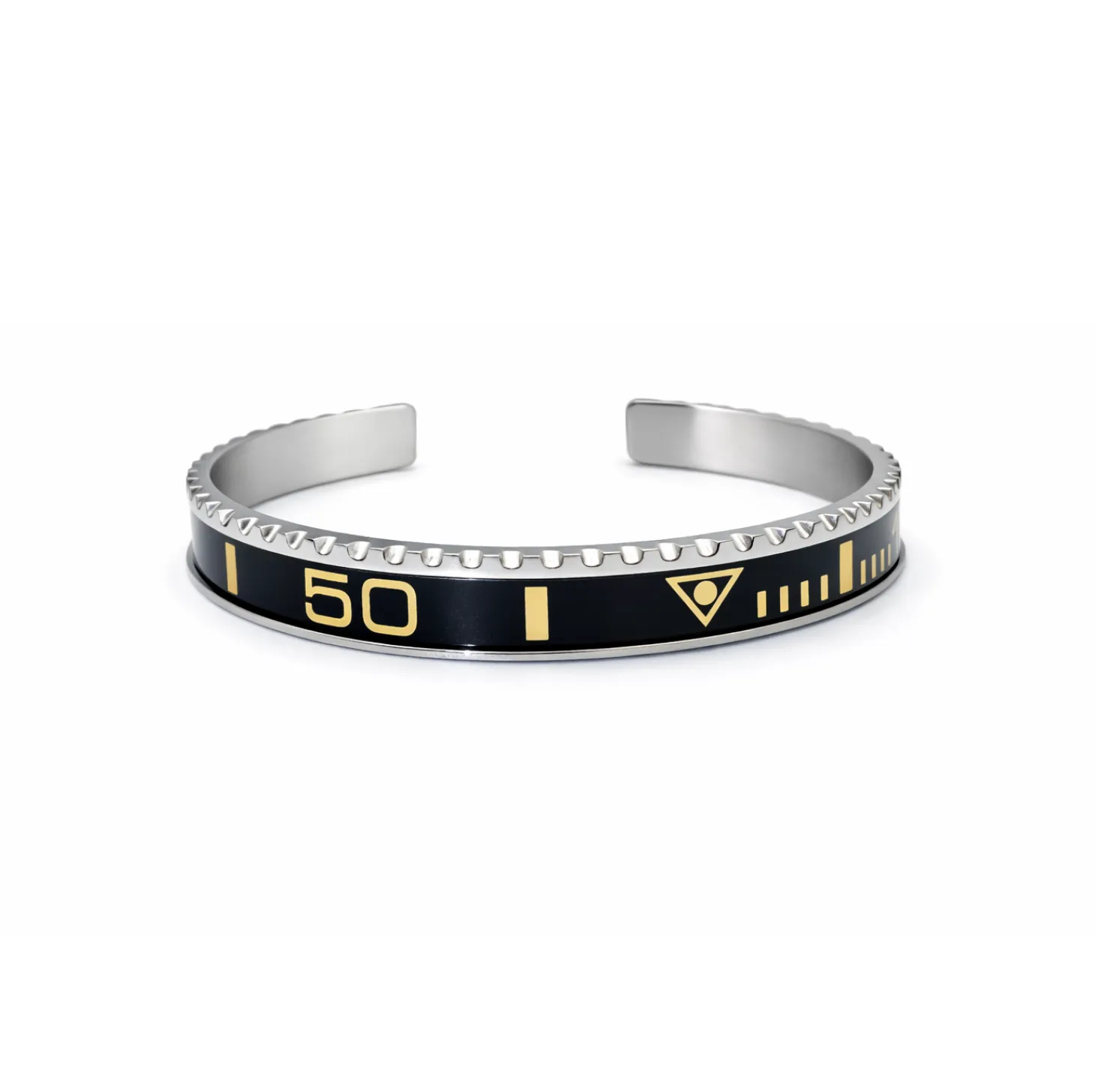 Black Titanium Steel Bezel Bracelet Black Titanium Steel Bezel Bracelet - Image 1