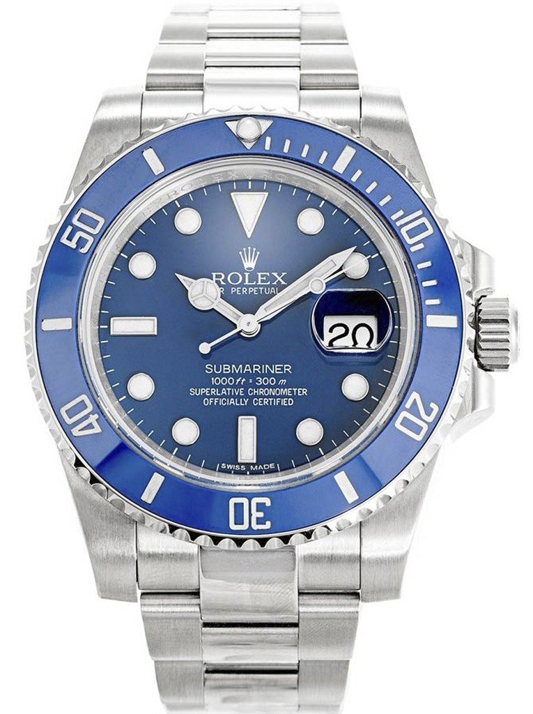 Submariner 40mm Blue Dial 116619LB Superclone Rolex Submariner Blue Dial 116619LB “Smurf” - Image 1