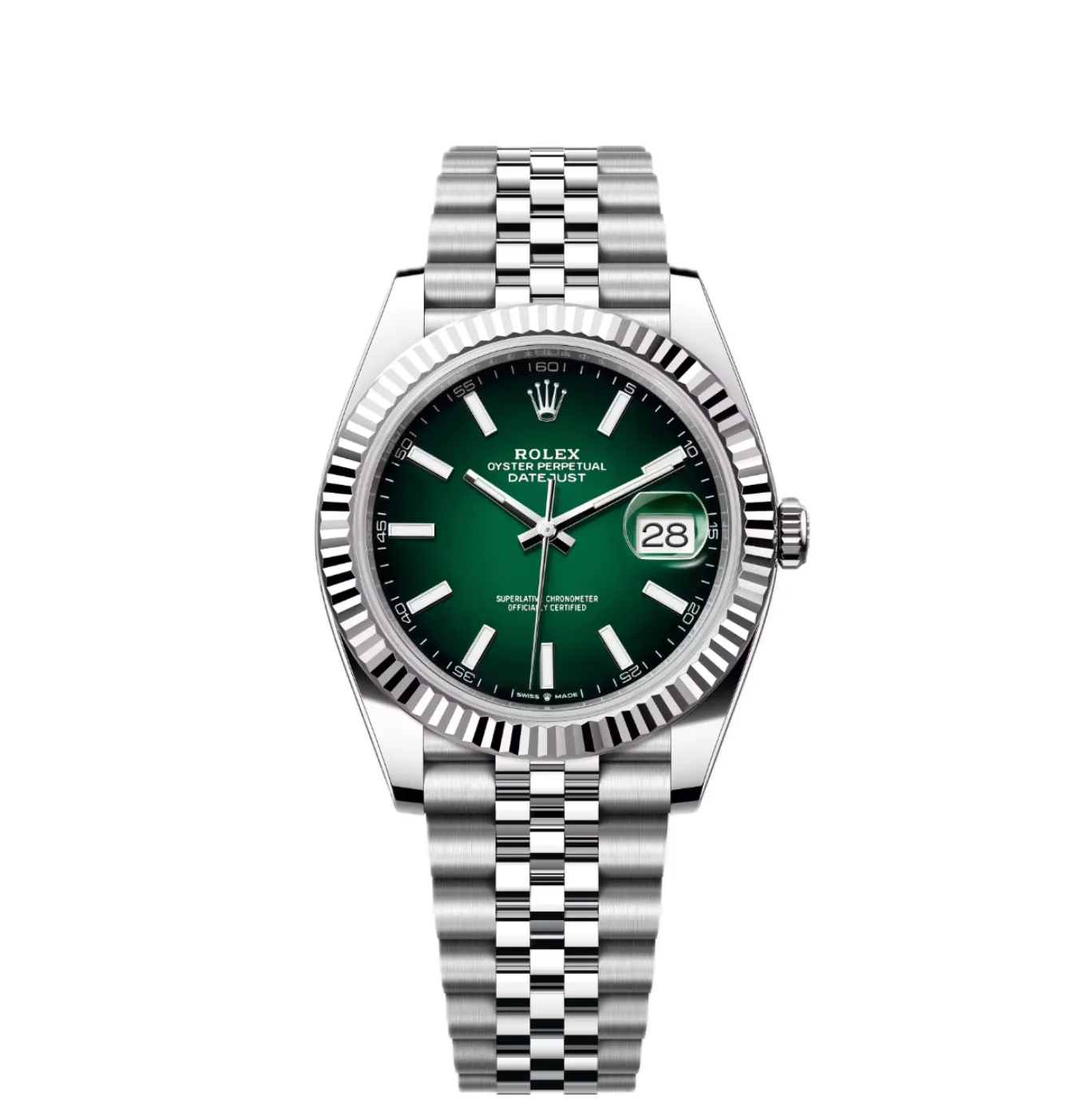 Datejust 41 Green Ombré Dial (2026) Jubilee Rolex Datejust 41 Green Ombré Dial (2026) Jubilee - Image 1