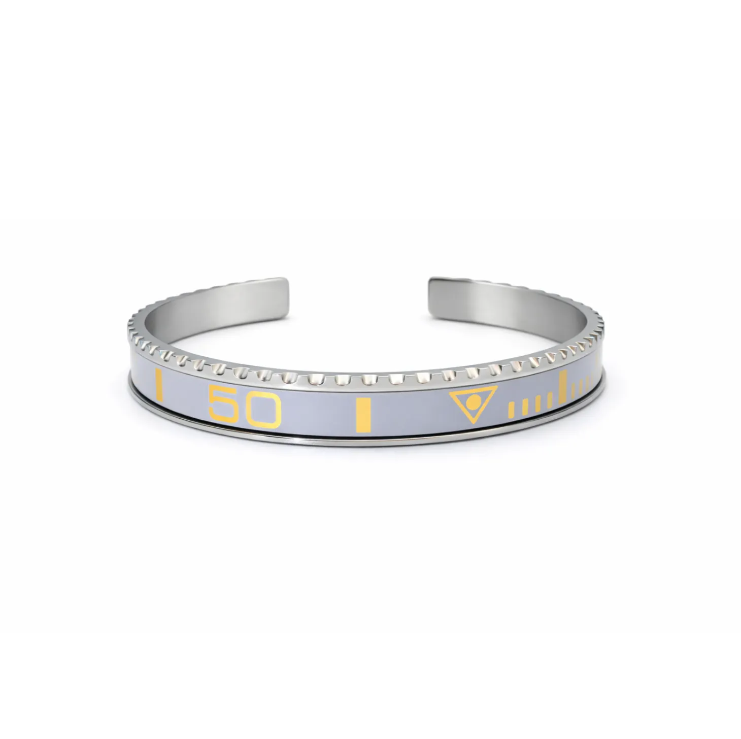 Grey Titanium Steel Bezel Bracelet Grey Titanium Steel Bezel Bracelet - Image 1