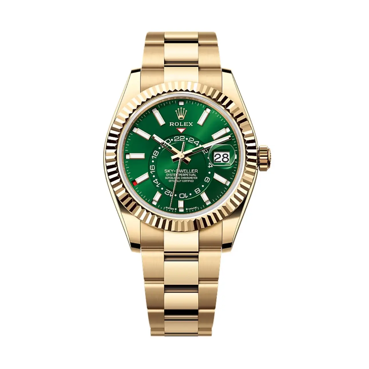 Super Clone m336938 0007 Rolex Sky-Dweller Green Dial 336938 (Oyster) - Image 1