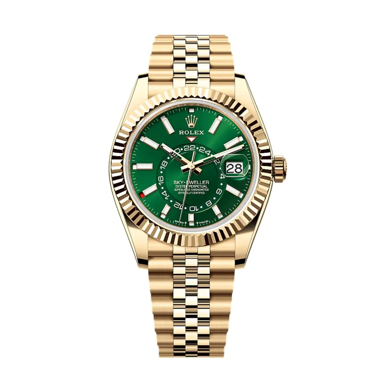 Super Clone m336938 0008 Rolex Sky-Dweller Green Dial 336938 (Jubilee) - Image 1