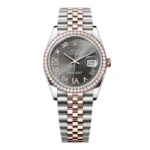 Rolex Datejust Slate Diamond Dial 126281RBR-0011 36 mm