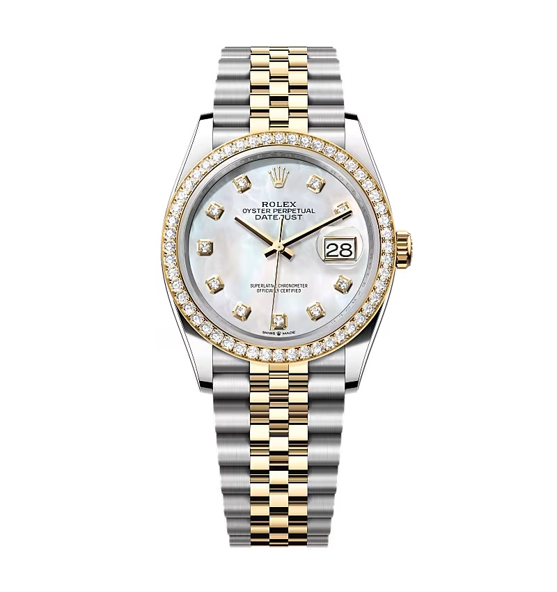 m126283rbr-0009 Rolex Datejust Mother of Pearl Diamond Dial 126283RBR-0009 36 mm - Image 1