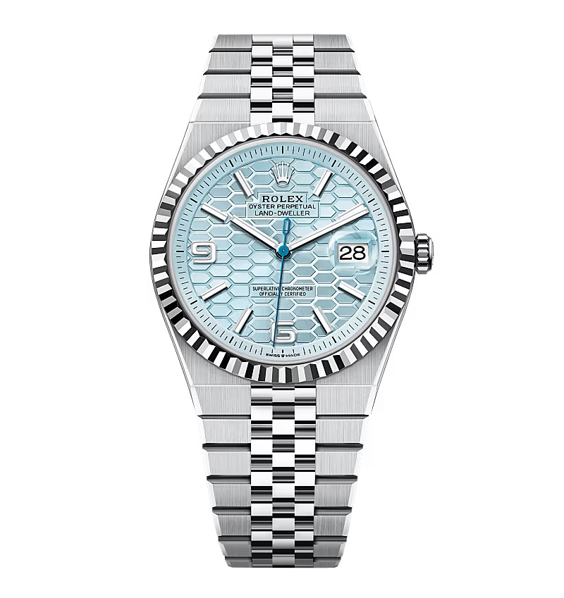 m127336-0001 Rolex Land-Dweller 40 mm Ice Blue Dial (2025) - Image 1