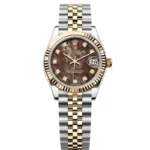 Rolex Datejust Black Mother of Pearl Diamond Dial 278273-0024 31 mm